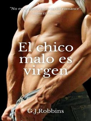 cover image of El chico malo es virgen